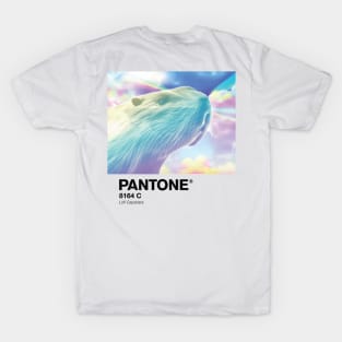 Pantone lofi Capybara landscape T-Shirt